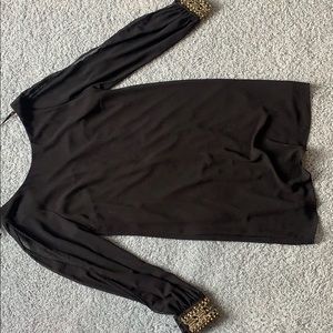 black cocktail/winter dress